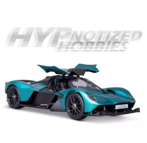 MAISTO 1:18 ASTON MARTIN VALKYRIE DIE-CAST GREEN W/ BLACK 31465 - Picture 1 of 4