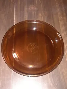 Vintage Amber Anchor Hocking 9" Pie Plate Ovenware Baking Dish - Picture 1 of 10