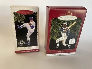 Hallmark At The Ball Park Ornaments Nolan Ryan & Hank Aaron - Bild 1 von 2