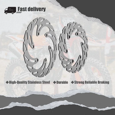 Rotores de disco de freno delanteros traseros aptos para YAMAHA YZ 125 250 250F 250FX 22 Foto 1 de 4