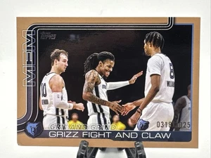 2025-26 Topps Memphis Grizzlies Gold Parallel/2025 #298 - Imagen 1 de 2