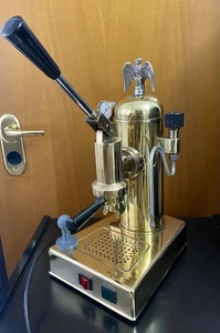 Macchina Caffè Zacconi Riviera Espresso Vintage Oro - Imagen 1 de 4