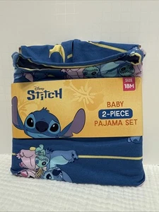 Disney LILO & STITCH Baby 2-Piece Pajama Set Size 18M, 100% Polyester, New - Picture 1 of 15