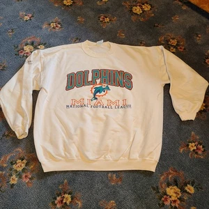 Banc Club Tonopah Nevada Miami Dolphins Florida NFL Vintage Sweater 1998 (T3) - Picture 1 of 16