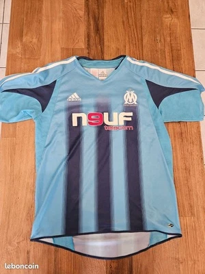 Maillot OM Marseille vintage Extérieur saison 2004/2005 Taille 16ans/S - Photo 1/4