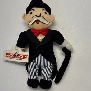 Mr. Monopoly Special Edition Token Plush 7” Hasbro 1999 Red Bow Tie - Picture 1 of 6
