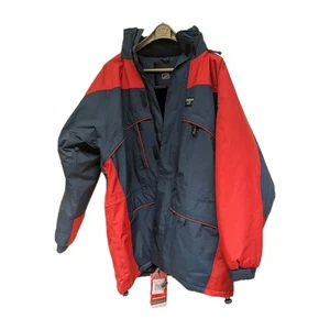 MAN Truck Jacket Coat By Result Performance Size L Men Navy Red - Picture 1 of 16
