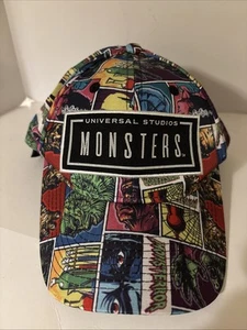 Vintage Universal Studios Monsters UNISEX Multicolor Snapback Hat Cap - Picture 1 of 8