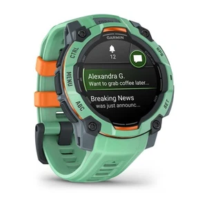 Smartwatch GARMIN Instinct 3 AMOLED Nero Verde 1,2" 45 mm Ø 45 mm [3 Unità] - Zdjęcie 1 z 1