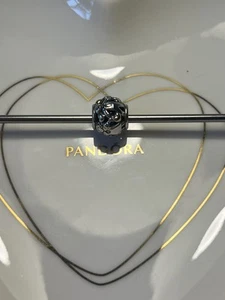 Genuino Retirado Pandora Familia Forever Plata y Oro 14k Calado Dije S925 ALE - Imagen 1 de 3
