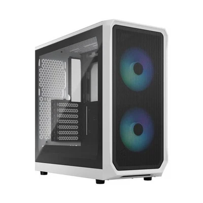 FRACTAL DESIGN Focus 2 RGB Blanc Boitier PC Moyen tour ATX - Photo 1/4