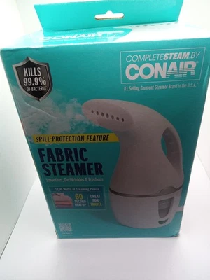 Vaporizador de tela portátil de vapor completo Conair 1100 vatios modelo GS2W nuevo en caja Foto 1 de 4