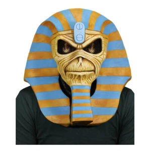 Iron Maiden Eddie Powerslave Máscara de látex Mascota Disfraz aterrador de Hallo - Imagen 1 de 1