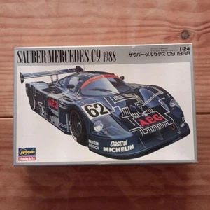 Hasegawa 1/24 Sauber Mercedes C9 1988 Unassembled Vintage Model Kit - Picture 1 of 4