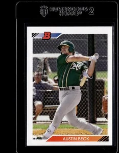2020 Bowman Heritage Prospects #BHP-16 Austin Beck - Picture 1 of 2