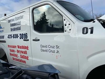 Nissan NV2500 SV 4.0L Front RH Passenger Door 2016 2017 2018 2019 2020 WHITE QAK - Image 1 of 4