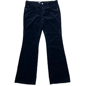 Stivali Anthropologie Pilcro The Demilune vita media velluto svasato pantaloni boho blu 31 - Foto 1 di 18