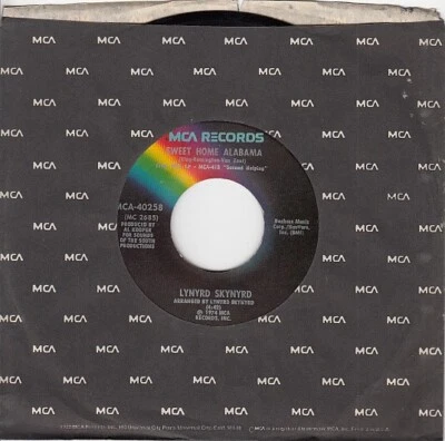 Lynyrd Skynyrd – Sweet Home Alabama / Take Your Time 7"  45 - Image 1 of 4