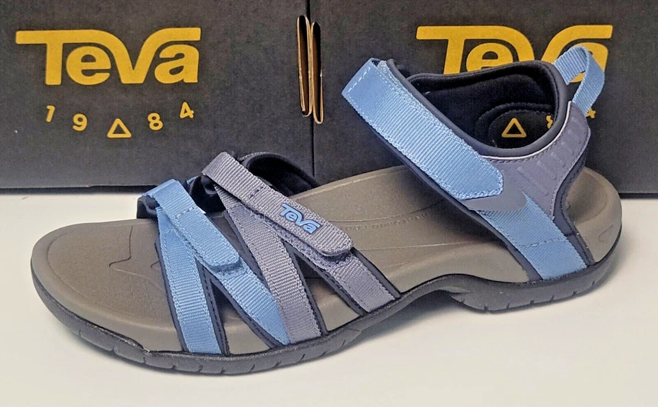 Teva Tirra Hiking Sport Sandals in Blue Multi - Ladies 10