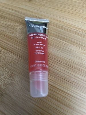 NEUTROGENA MOISTURESHINE LIP SOOTHER W SUNSCREEN SPF20 GLAZE 60 LOT OF (5)NEW! - Image 1 of 3