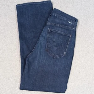 Pantalones de mezclilla MOTHER The Rambler cremallera al tobillo para mujer talla 26 lavado Animal Instinct - Imagen 1 de 15