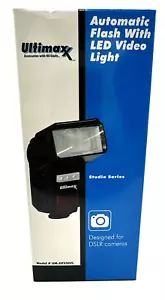ULTIMAXX DF250 DSLR Universal Automatic LED Video Light With Flash - Picture 1 of 4