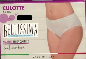 BELLISSIMA Culotte in Microfibra Seamless Senza Cuciture Art. 017 3 Pezzi ITALIA - Picture 1 of 40