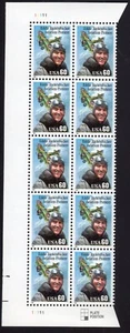Scott #2998 Eddie Rickenbacker (Pilot) Plate Block Of 10 Stamps - MNH (Left) - Picture 1 of 1