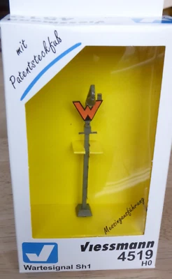Viessmann 4519 H0 Wait Signal With Illumination Lamp for Spur H0 neuwertig Boxed - Image 1 of 4