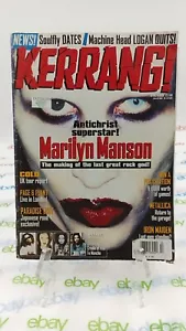 KERRANG 1998 Marilyn Manson Metallica Iron Maiden - Picture 1 of 2