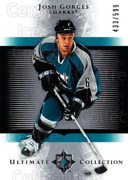 2005-06 UD Ultimate Collection #165 Josh Gorges - Image 1 of 1