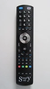 Nuevo Reemplazo OKI TV26JTD mando a distancia Simply-All™ Negro - Imagen 1 de 1