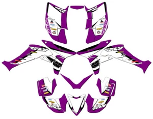 2005 TRX 450R 13 FLY Purple Senge Graphics Kit Compatible with Honda - Picture 1 of 7