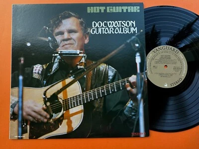 Doc Watson – Hot Guitar / Doc Watson Guitar Album LP 1979, Japan Only. NM/NM - Image 1 of 4