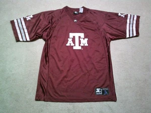 Vintage Texas A&M Aggies Jersey Youth Large Maroon 90s Starter - Picture 1 of 9