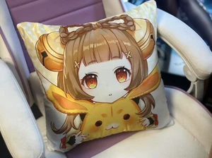 Yaoyao & Yuegui Genshin Impact peripheral double-sided pillow 17.5*17.5in US - Picture 1 of 3