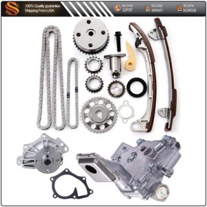Timing Chain Water Pump Oil Pump Kit For 01-09 Toyota 2.0L 2.4L 2AZFE Whoelsale - Picture 1 of 24