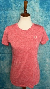 Under Armour Athletic T Shirt Oberteil Damen S Rosa Kurzarm Heat Gear - Bild 1 von 5