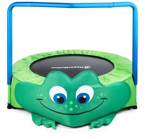Kindertrampolin Mini-Trampolin für Kinder, Frosch mit Griff, 50 kg max, 91 cm - Bild 1 von 10