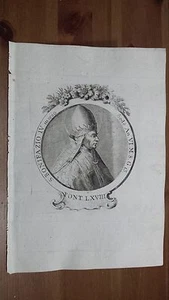 1775 Effigie/Ritratto di Papa San Bonifacio IV Pontefice (Bonifazio Marsica) - Picture 1 of 1