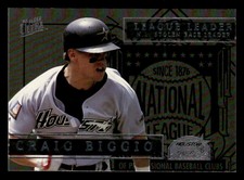 1995  Ultra #7 Craig Biggio League Leaders Houston Astros