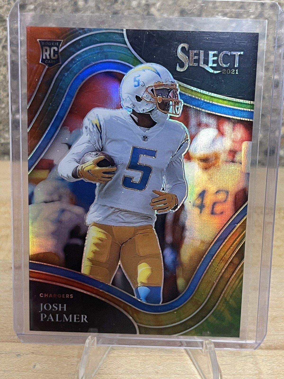 2021 Panini Select Josh Palmer Field Level Tie-dye /25