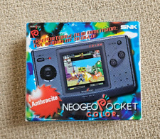 Neo Geo Console Colore Tascabile Antracite PAL CIB condizione NEOP-2