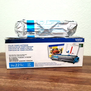 Brother TN221C Tonerkartusche Cyan Original für HL3140 DCP-9020 mit Retail Box - Bild 1 von 5