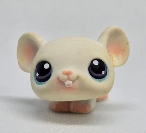 Littlest Pet Shop LPS Maus weiß rosa blaue Augen Sammlerstück Hasbro Spielzeug 03 - Bild 1 von 6