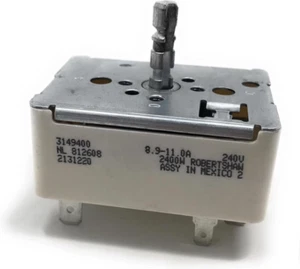 Electric Range 8" Surface Burner Switch for Whirlpool WFE505W0JV0 WFE505W0JV1 - Picture 1 of 1