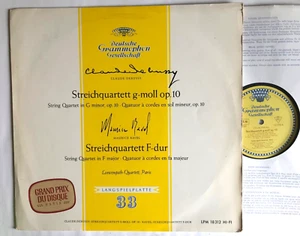 Debussy Ravel String Quartet - Loewenguth Quartett DGG LPM 18 312 Vinyl LP - Picture 1 of 6