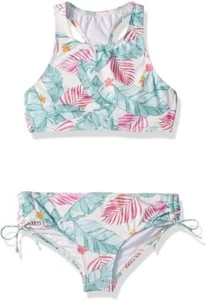 Sz 14 Billabong Girls Mas Playas High Neck Bikini Swimsuit Nwt - Picture 1 of 2