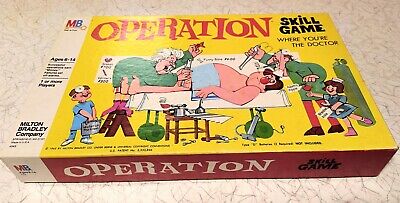 Milton Bradley 1965 Operation Game 4545 Missing 3 pieces