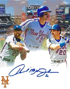 HOWARD JOHNSON SIGNED AUTO 8X10 PHOTO NEW YORK METS W/ COA - Picture 1 of 1